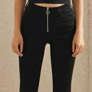 PacSun Zip Front Super High Rise Jegging Jeans